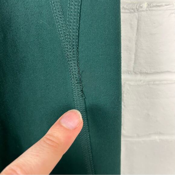 Girlfriend Collective Green Cropped Leggings Size XXS - Picture 9 of 12